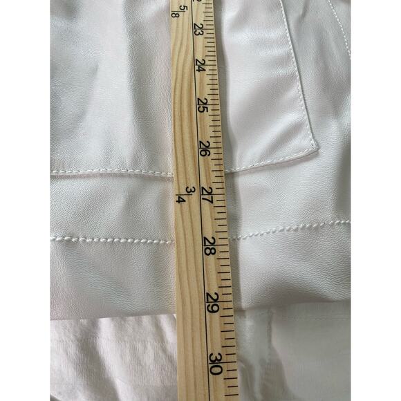 Pinko White Faux Leather Women’s Jacket - Picture 5 of 15